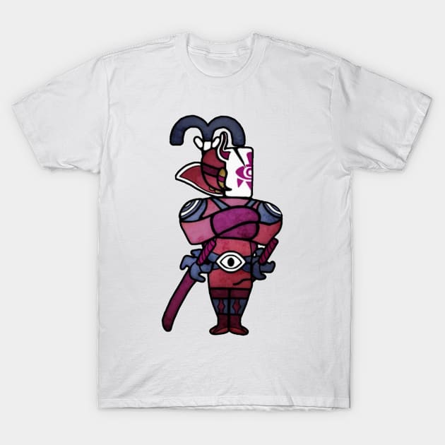 Stained Glass Ninja Boyfriend T-Shirt by KaniaAbbi